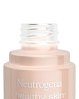 Neutrogena Healthy Skin Liquid Foundation Makeup with Broad Spectrum SPF 20 Sunscreen, Lightweight, Medium Coverage Makeup with Sunscreen and Pro-Vitamin B5, Natural Ivory 20, 1 fl. oz