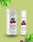 Lip Balm – Natural Moisturizing Lip Care, Organic Plant-Based Formula with Cold-Pressed Oils & Antioxidants, Vegan, Cruelty-Free (4.25 gm, Beetroot)