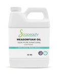 Soapeauty MEADOWFOAM SEED OIL Cold Pressed Unrefined | 100% Pure Natural Meadowfoam Seed Oil for Face & Hair | Moisturizer for Skin, Promotes Hair Growth, Balms | (32 OZ)