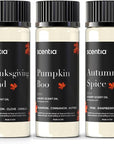 Scentia Fall Essential Oils for Diffuser with 3 Cozy Scents: Autumn Spice, Thanksgiving Blend & Pumpkin Boo - 20ml Aromatherapy Oils for Home, Candles & DIY - Perfect Fall Gift