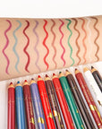 12 Pcs Double Head Rich Vibrant Colors Lip Liner Pencils Eye Liner Sticks Set with Sharpener for Daily Makeup,Easy to Apply & Remove,Waterproof (A)