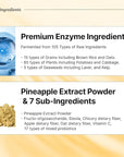 BB LAB Pineapple Enzyme Supplement, Natural Digestive Enzymes with α-Amylase, Protease, Bromelain, Korea Formula, Supports Carb & Protein Breakdown