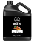 Naturevibe Botanicals Argan Oil 32 Fl oz β Cold Pressed, Unrefined, Pure Moroccan Argan Oil for Hair, Skin, Face & Massage β Natural Carrier Oil for DIY Beauty & Aromatherapy