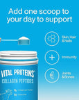 Vital Proteins Collagen Peptides Powder - Supports Hair, Nail, Skin, Bone & Joint Health, Unflavored, Collagen Protein 9.33 OZ