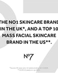 No7 Restore & Renew Dual Action Cleansing Lotion - Facial Cleanser & Exfoliant with Alpha Hydroxy Acid - Cleansing Lotion Makeup Remover for Anti-Aging