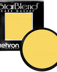 Mehron Makeup StarBlend Cake Makeup | Wet/Dry Pressed Powder | Powder Foundation | Yellow Face Paint & Body Paint 2 oz (56g)