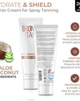 Bronze Tan DHA Spray Tan Barrier Cream - Barrier Cream for Spray Tanning - Essential for Spray Tan Salons - Barrier Cream Spray Tan Hydrates & Shields Skin - Prevent Over-Absorption & Uneven Tan 200ml