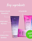 Four Reasons Color Mask INTENSE - Pink – (27 Colors) Intensive Toning Treatment - Color Depositing Conditioner – Semi Permanent Hair Dye for Lightened and Colored Hair– 100% Vegan, 6.76 fl oz