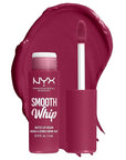 NYX PROFESSIONAL MAKEUP Smooth Whip Matte Lip Cream, Long Lasting, Moisturizing, Vegan Liquid Lipstick - Fuzzy Slippers (Warm Plum)
