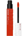 Maybelline Super Stay Matte Ink Liquid Lipstick Makeup, Long Lasting High Impact Color, Up to 16H Wear, Innovator, Cardinal Red, 1 Count, Packaging May Vary