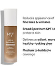 No7 Lift & Luminate Triple Action Serum Foundation Fl Oz)