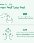 BANILA CO Clean it Zero Green Peel Toner Pad | Vegan Korean Dual Textured for Gentle Exfoliating | Green Complex and LHA to Even Skin Texture and Remove Sebum | Hypoallergenic, Alcohol-Free (70ea)