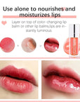 Hydrating Lip Glow Oil, Moisturizing Oil Gloss Transparent Toot Tinted Non-Sticky Nourishing Long Lasting Repairing Lightening Lines and Dry Lips Care Products (CORAL) 0.2 OZ