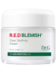 Dr.G Red Blemish Clear Soothing Korean Moisturizer Face Cream, 70ml - Cica Cream, Korean Skin Care Moisturizer, Korean Face Moisturizer, Facial Moisturizer, Korean Skincare, K Beauty Skincare Coreano
