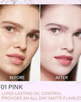 Face Oil Control Pressed Setting Powder-Clarifying Finishing Powder,Waterproof All-Day Use