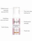 Loving Tan Deluxe Bronzing Mousse - Streak Free, Natural looking, Professional Strength Sunless Tanner - Up to 5 Self Tan Applications per Bottle, Cruelty Free (Mini Kit (Medium))
