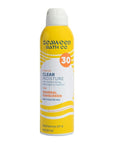 Seaweed Bath Co. Clear Moisture Mineral SPF 30 Broad Spectrum Sunscreen Spray, 6 Ounce, Sustainably Harvested Seaweed, Algae, Coconut