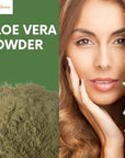 100% Natural Aloe Vera Leaf Powder Pure Aloe Barbadensis Natural Moisturizer Replenish Dry Skin Healthy Hair Care 0.50 LBS 227 Grams