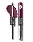 Revlon Liquid Lipstick with Clear Lip Gloss, ColorStay Overtime Lipcolor, Dual Ended with Vitamin E, 500 Limitless Black Cherry, 0.07 Fl Oz