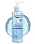 Eucerin Hydrating Cleansing Gel, Daily Face Wash and Makeup Remover Formulated with Hyaluronic Acid, 6.8 Fl Oz Bottle