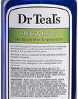 Dr Teal's Foaming Bath Variety Gift Set (2 Pack, 34oz Ea.) - Relax & Relief Eucalyptus & Spearmint, Melatonin Sleep Bath - Essential Oils Blended with Pure Epsom Salt Eases Aches & Aids in Sleep