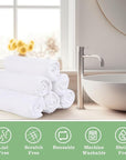 Washcloths bulk - 100 pack