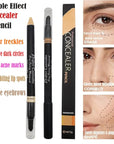 AKARY Concealer Pencil, 2 in 1 Dual-Sided Full (#4 Wheat-colored)