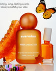 Evereden Fragrance Hair and Body Mist - Main Character: Clean and Vegan Collectible Hair and Body Spray for Teen Girls - Amplify Your Self-Expression with Iconic Scents in Mesmerizing Mist Dispensers