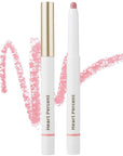 Heart Percent Dote On Mood Lip Pencil, Long-Lasting Creamy Lip Crayon Smooth Color Liner Retractable Lipstick Pencil 0.8g, #02. Creamy Pink