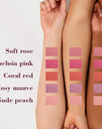 Cilrofelr Dewy Liquid Blush, Soft Cream Liquid Blush Fuchsia Pink)