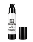 CCbeauty Clown White Liquid Makeup Foundation, White Face Painting Kit, Flawless & Full Coverage Demi Matte Finish, Professional Body Paint For Halloween Party, Skeleton, Joker, Mime, Goth Makeup