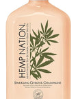 Australian Gold Hemp Nation Sparkling Citrus & Champagne Bundle - Tan Extender Body Lotion (18 FL Oz) & Body Wash (8 FL Oz), Effervescent Orange, Grapefruit & French Wine Extract, Pure Hemp Seed Oil