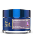 Blue Nectar Face Cream for Women for Aging Skin | Ayurvedic Daily Face Moisturizer for Women with Kumkumadi Saffron Oil for Skin | Hydrating Day & Night Cream (14 Herbs, 1.76 Oz)
