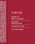 TIRTIR Mask Fit Red Cushion Foundation, 27C Cool Cool Beige