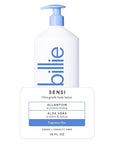 Billie Sensi Ultra-Gentle Women's Body Lotion, Fragrance-Free, Allantoin & Aloe Vera, 18 fl oz