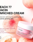 Anua Peach Niacinamide Cream, Face Moisturizer for Dry Skin with Vitamin B12, Collagen, Ceramide, Panthenol, Korean Skin Care for Glass Skin (50ml, 1.69 fl.oz.)