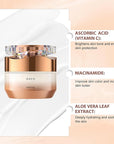 SXCS Lady Makeup Cream,Nicotinamide Vitamin C Plain Face Cream, Nicotinamide Cream for Face, Multifunctional Hydrating Makeup Cream with nicotinamide