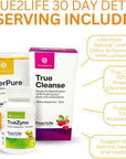 Youngevity 30 Day Detox - Liver, Gut, Digestion Ultimate Detox - 30+ fruits, herbs, and proprietary cofactors - Complete Natural Cleanse - Easy, fast detoxification - Detox + Replenish (30 Day Supply)