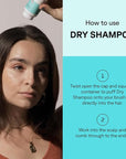 Acure Dry Shampoo - Brunette to Dark Hair, Powder Care to Refresh Treated Color Tinted Hair & Extend Cleansing with Cocoa & Rosemary Formula - 100% Vegan - 1.7 Oz Travel Pack Size