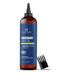 Botanic Hearth 100% Pure Rosemary Oil For Hair Growth (6.7 fl oz) Infused With Biotin, Jojoba & castor Oil | Nourishing & Volumizing | Non GMO Verified