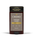 Cremo Vintage Suede Aluminum Free Deodorant for Men, 48-hour Long Lasting Odor Protection, 2.65oz