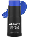 CCbeauty Royal Blue Face Paint Stick, Face Painting Kit, Full Coverage SFX Makeup Foundation, Professional Non-Toxic Body Paint for Halloween Costume Cosplay Party, Avatar, Mystique, Smurf Makeup