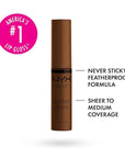 NYX PROFESSIONAL MAKEUP Butter Gloss Brown Sugar, Non-Sticky Lip Gloss - Caramelt (Medium Brown) (Pack of 2)