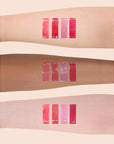 Flower Knows Violet Strawberry Rococo Glowy Lip Gloss,Moisturizing Shimmery Lip Oil,Hydrating Lip Plumper Makeup for Girls&Women,Vegan & Cruelty-Free,0.12 Fl Oz,1 Count(G01 Strawberry Macaron)