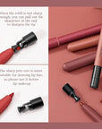 KISSIO Lip Liner,Creamy Lip Pencil,Long Lasting Lip Liner with Sharpener,Matte Finish,Smooth and Soft,Non-Dry,Easy to Use,Cruelty free,0.02 oz,05 Possessive