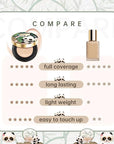 CATKIN Panda Land Full Coverage Cushion Fondation, Breathable