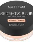 Catrice Bright & Blur Loose Setting Powder | Fragrance Free, Lightweight, Instant-Blurring Finish | Vegan & Cruelty Free (030 | Soft Peach)