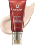 MISSHA M Perfect Cover BB Cream No.13 Bright Beige - Fair with Cool Undertone SPF 42 PA +++ 1.69 Fl Oz - Tinted Moisturizer with SPF