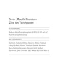 SmartMouth Premium Zinc Ion Toothpaste, Cavity, Enamel, and Plaque Help, Mild Mint, 3.4 oz, 3 Pack