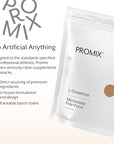 ProMix Nutrition L Glutamine Powder Supplement, Pure micronized Free Form l-glutamine - Muscle Recovery, Digestive Support, Gut Health - Unflavored, 2lb